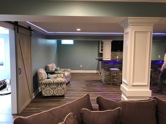 Finished basement